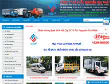 Tablet Screenshot of nguyengiaphatauto.com